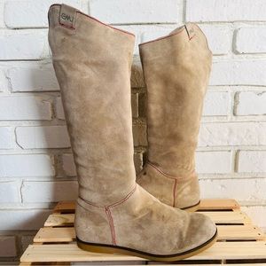 Emu Kings Cross Genuine Suede Sherpa Lined Knee High Boots